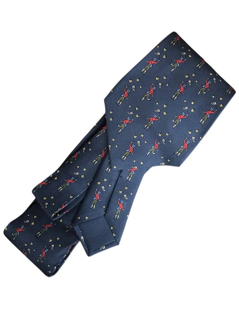 HERMÈS silk tie